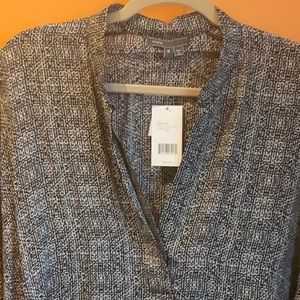 NWT$325 VINCE Silk Blouse Tunic Top sz M